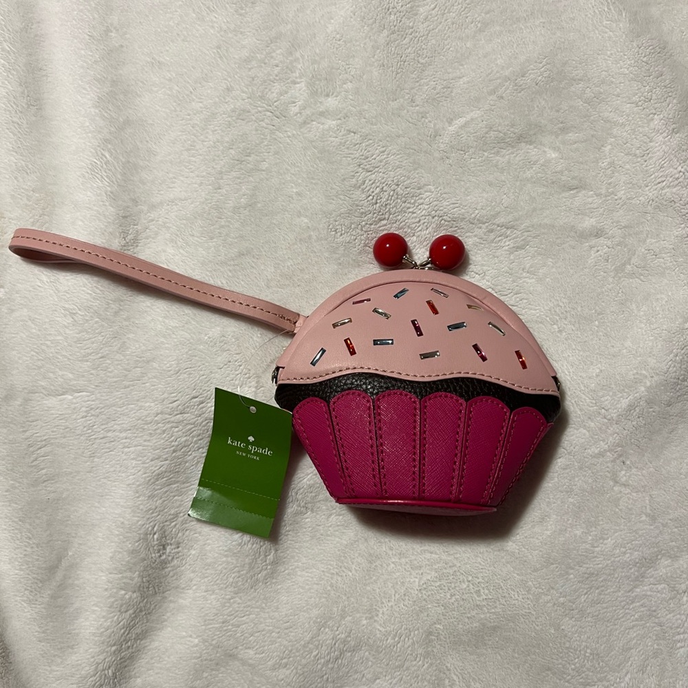 Kate Spade Pink Cupcake Wristlet